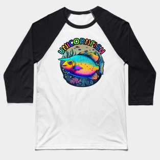 Animal Alphabet - U for Unicornfish Baseball T-Shirt